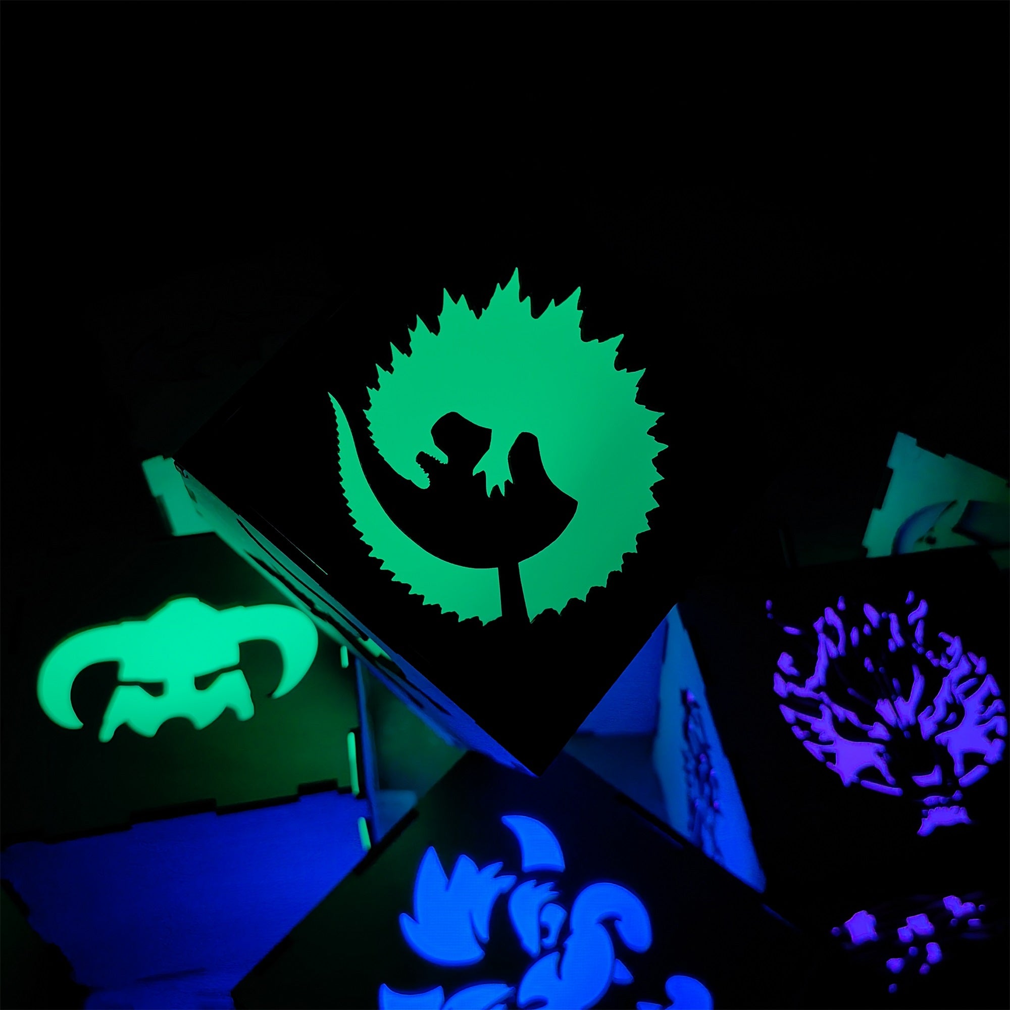Godzilla Monster Inspired Neon Night Light