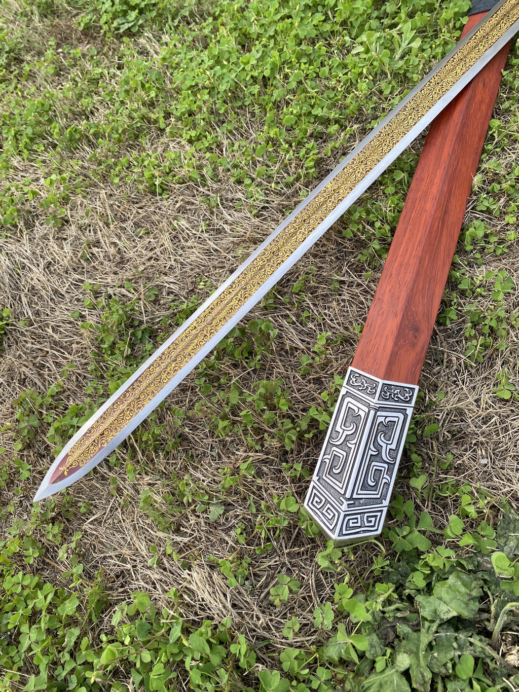 Chinese Ancient Life-size Holy Flame Han Sword Replica