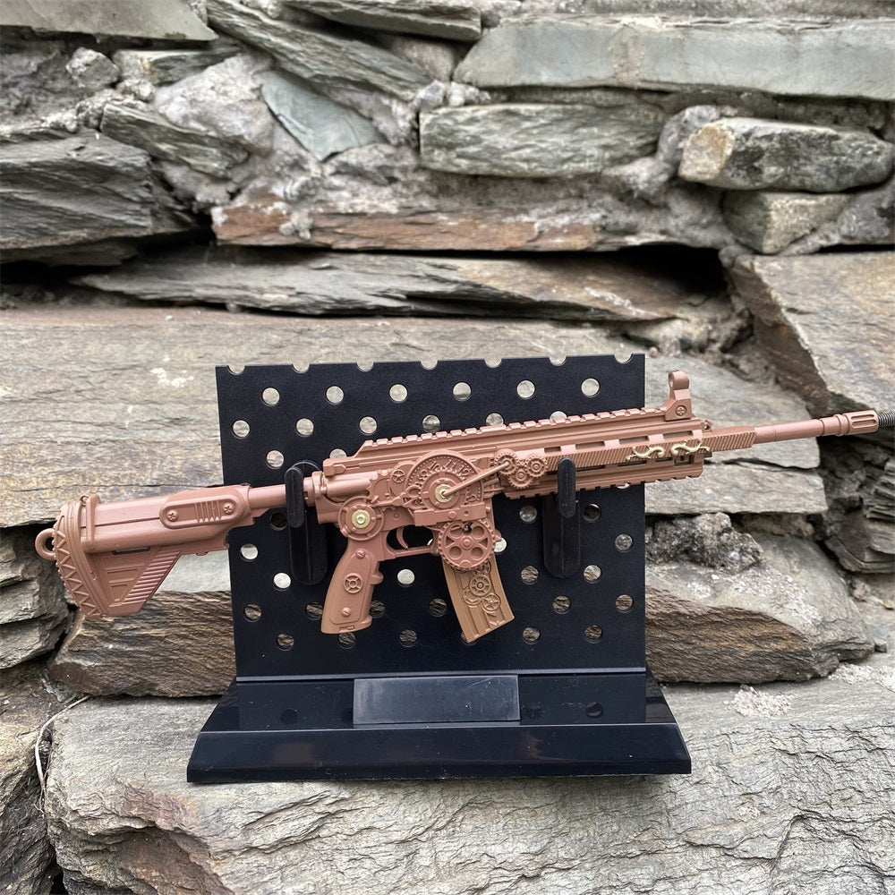 Mini Réplique Métal HK416 Steampunk – 21 cm