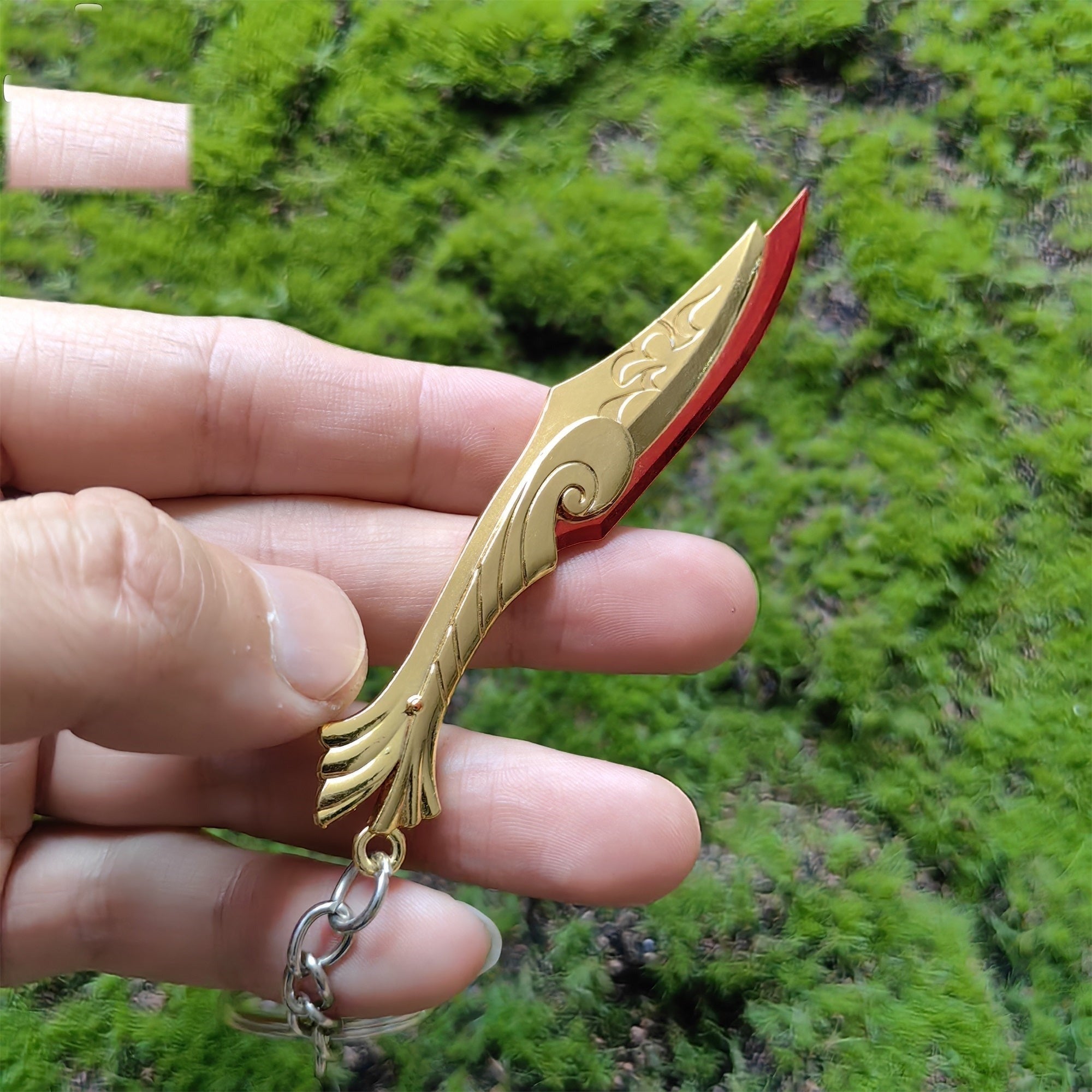 Game Prop Ignite Fan Mini Metal Keychain