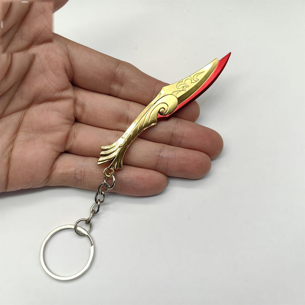 Game Prop Ignite Fan Mini Metal Keychain
