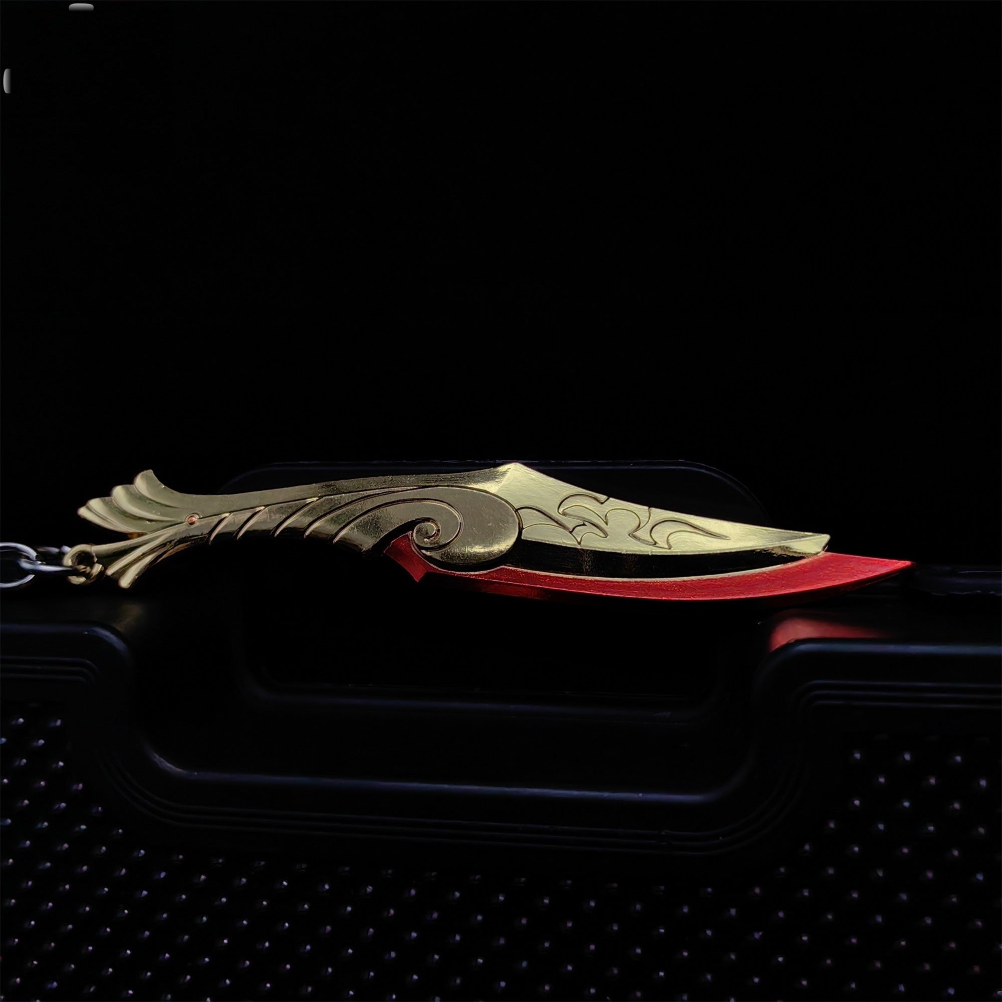 Game Prop Ignite Fan Mini Metal Keychain