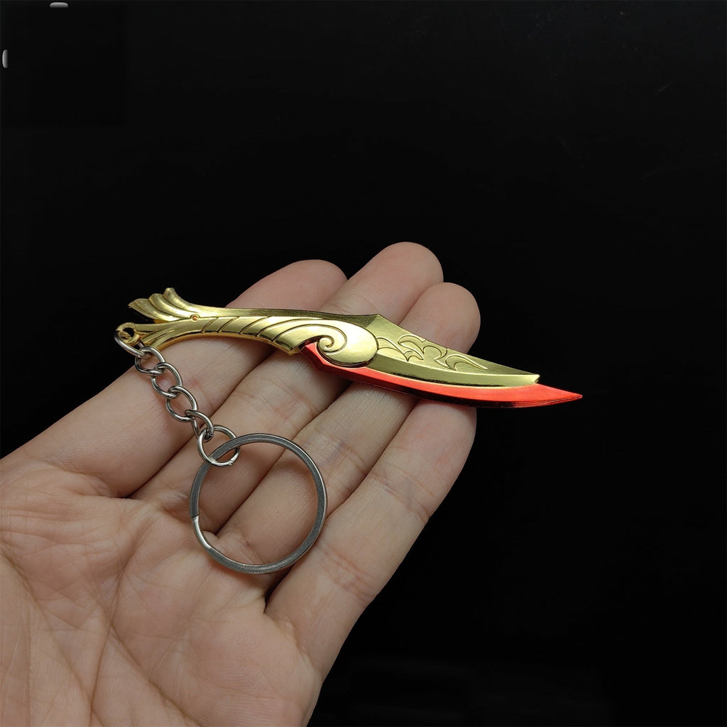 Game Prop Ignite Fan Mini Metal Keychain