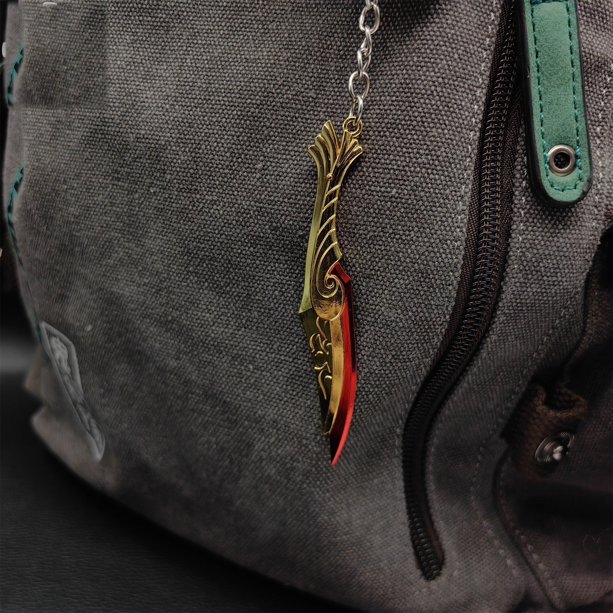 Game Prop Ignite Fan Mini Metal Keychain