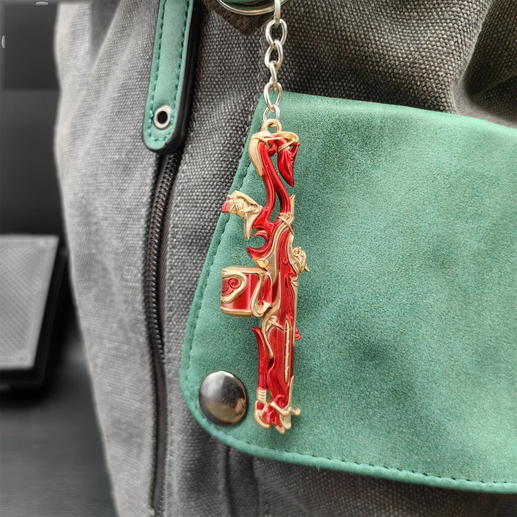 Metal Imperium Judge Gun Tiny Keychain Pendant
