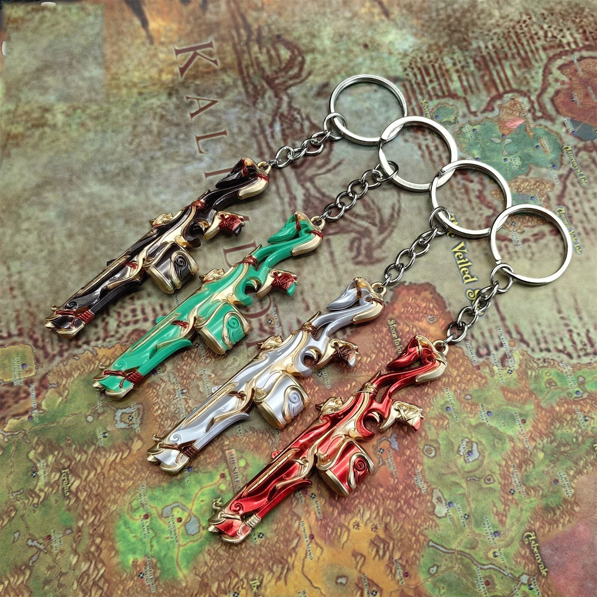 Metal Imperium Judge Gun Tiny Keychain Pendant