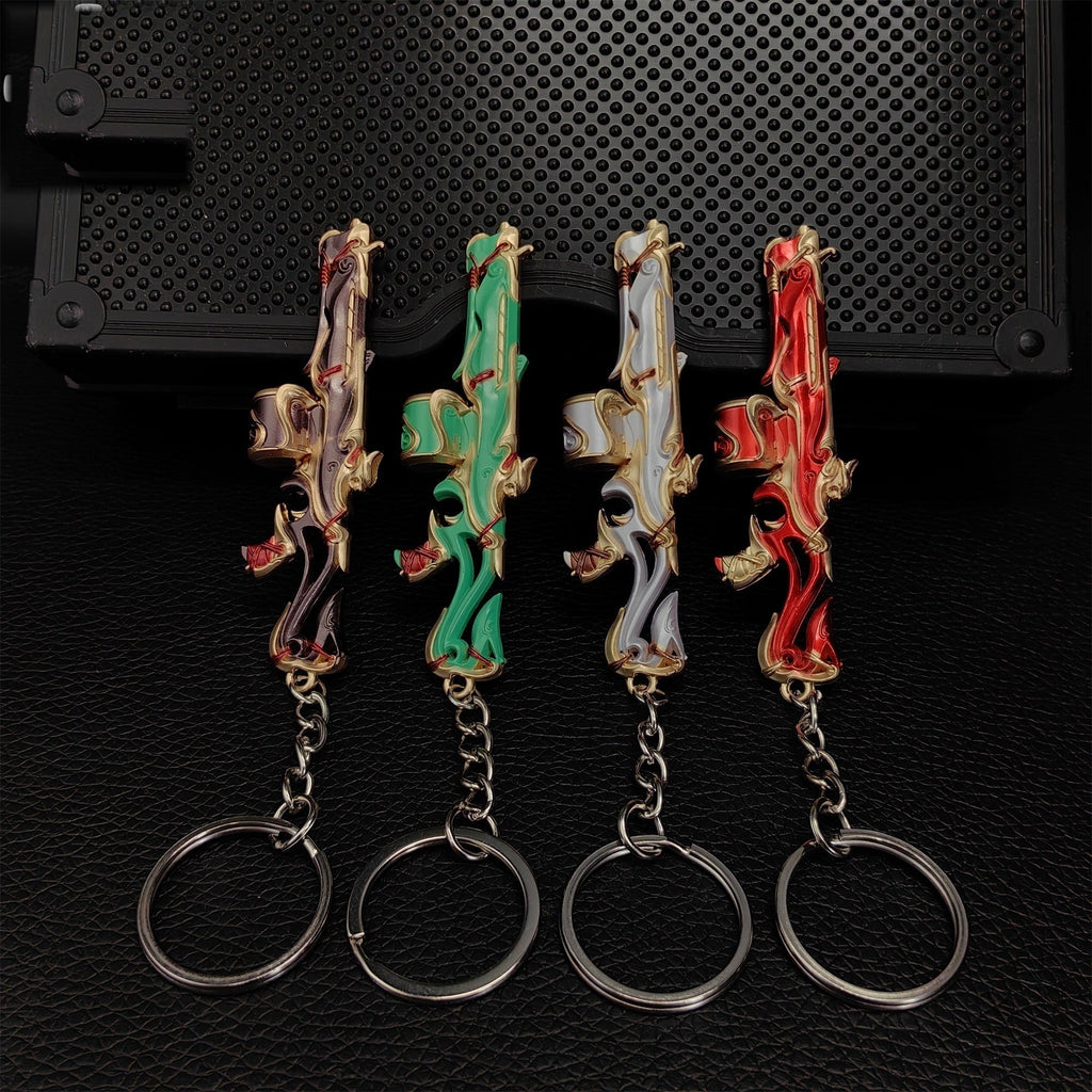 Metal Imperium Judge Gun Tiny Keychain Pendant