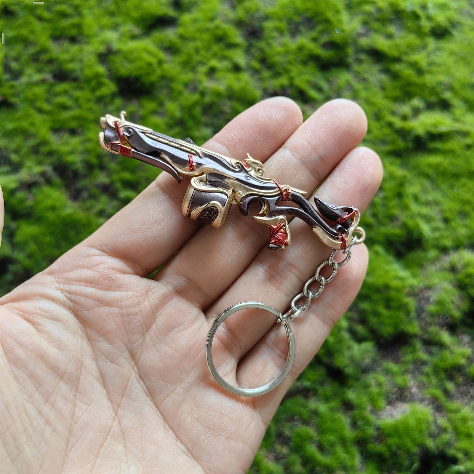 Metal Imperium Judge Gun Tiny Keychain Pendant
