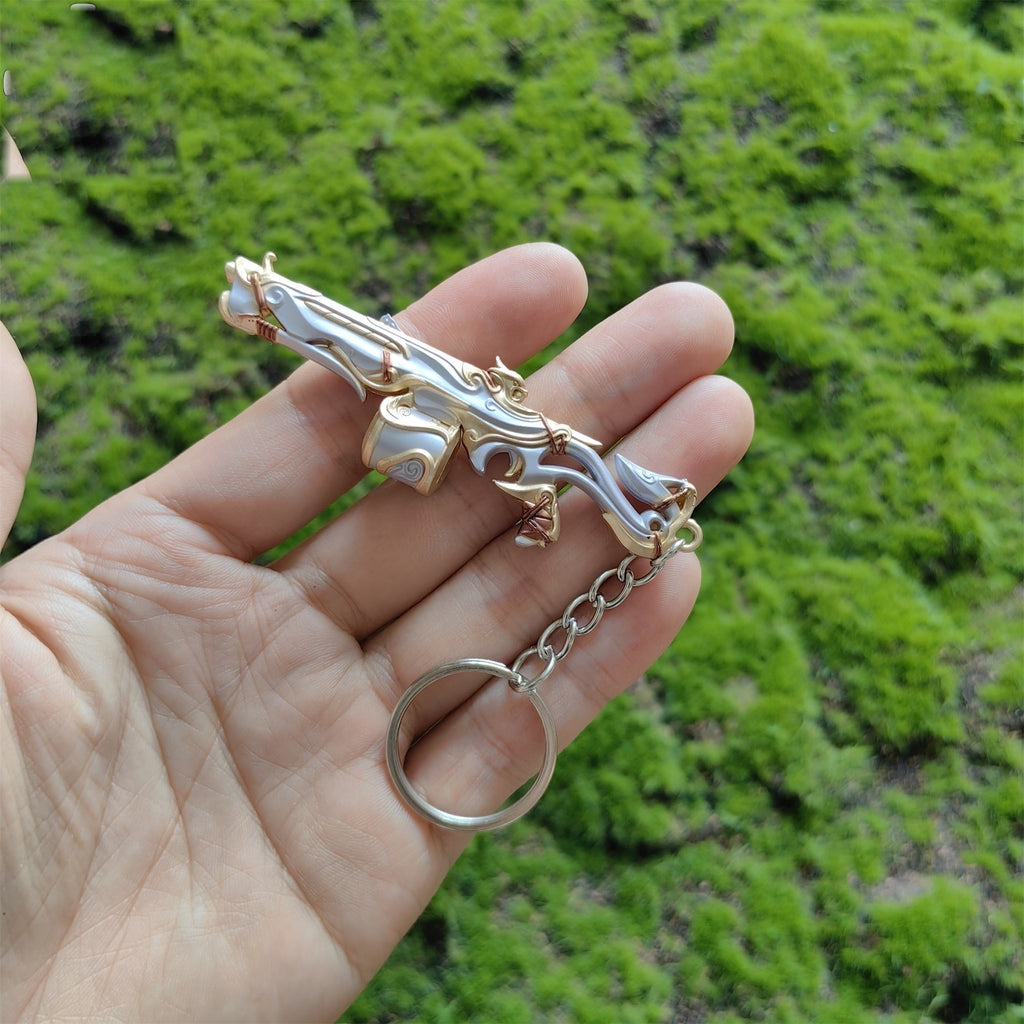 Metal Imperium Judge Gun Tiny Keychain Pendant
