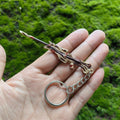 Metal Imperium Operator Gun Tiny Keychain Pendant 4 Colors Option