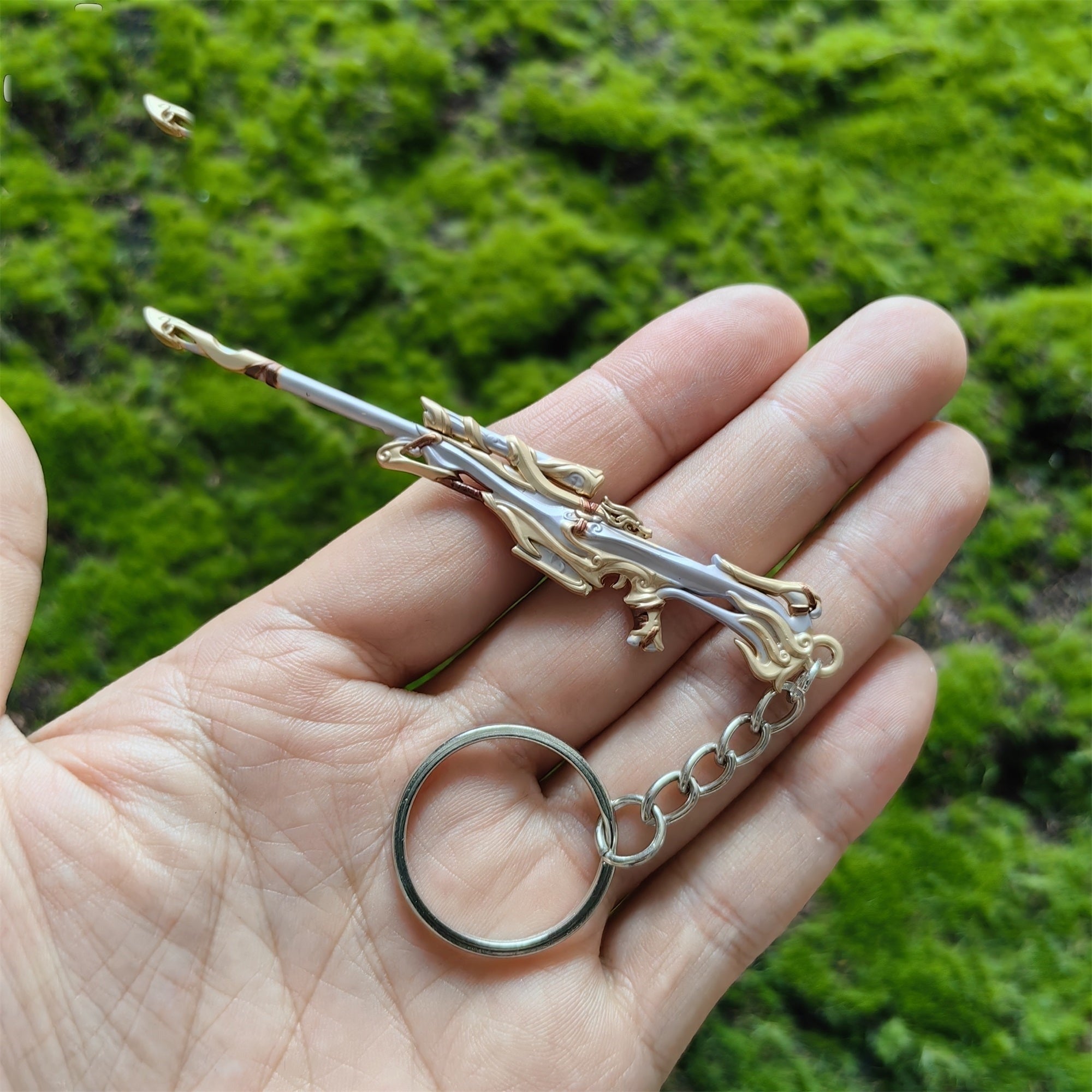 Metal Imperium Operator Gun Tiny Keychain Pendant 4 Colors Option