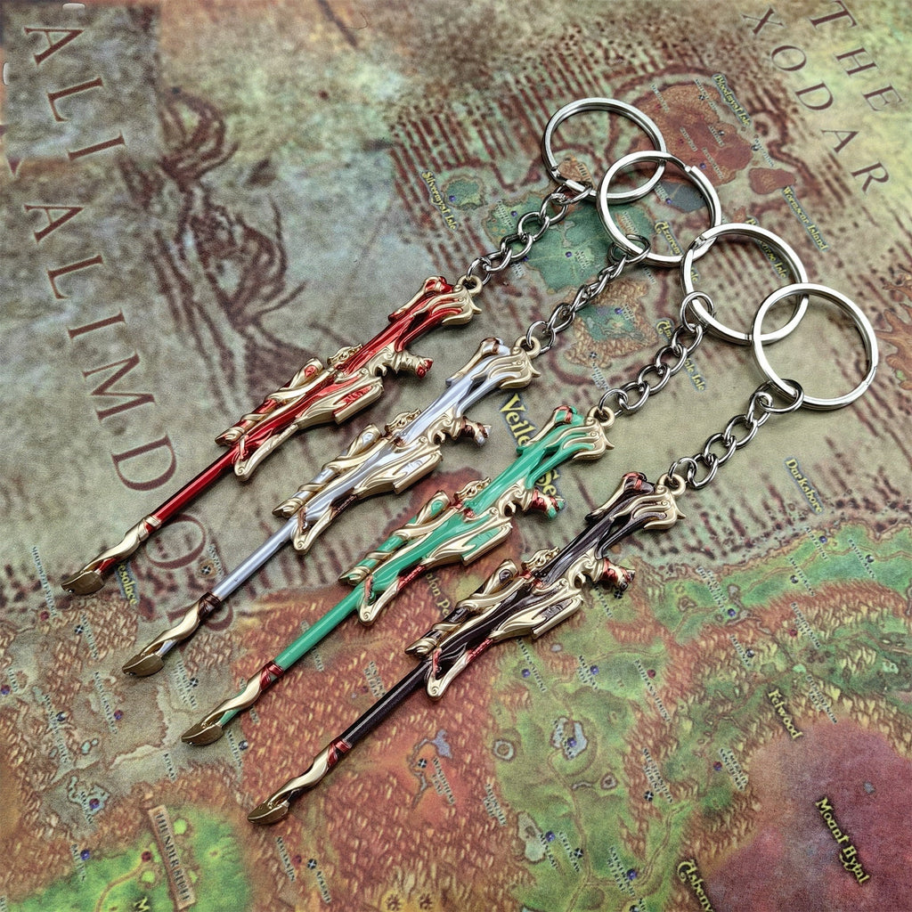 Metal Imperium Operator Gun Tiny Keychain Pendant 4 Colors Option