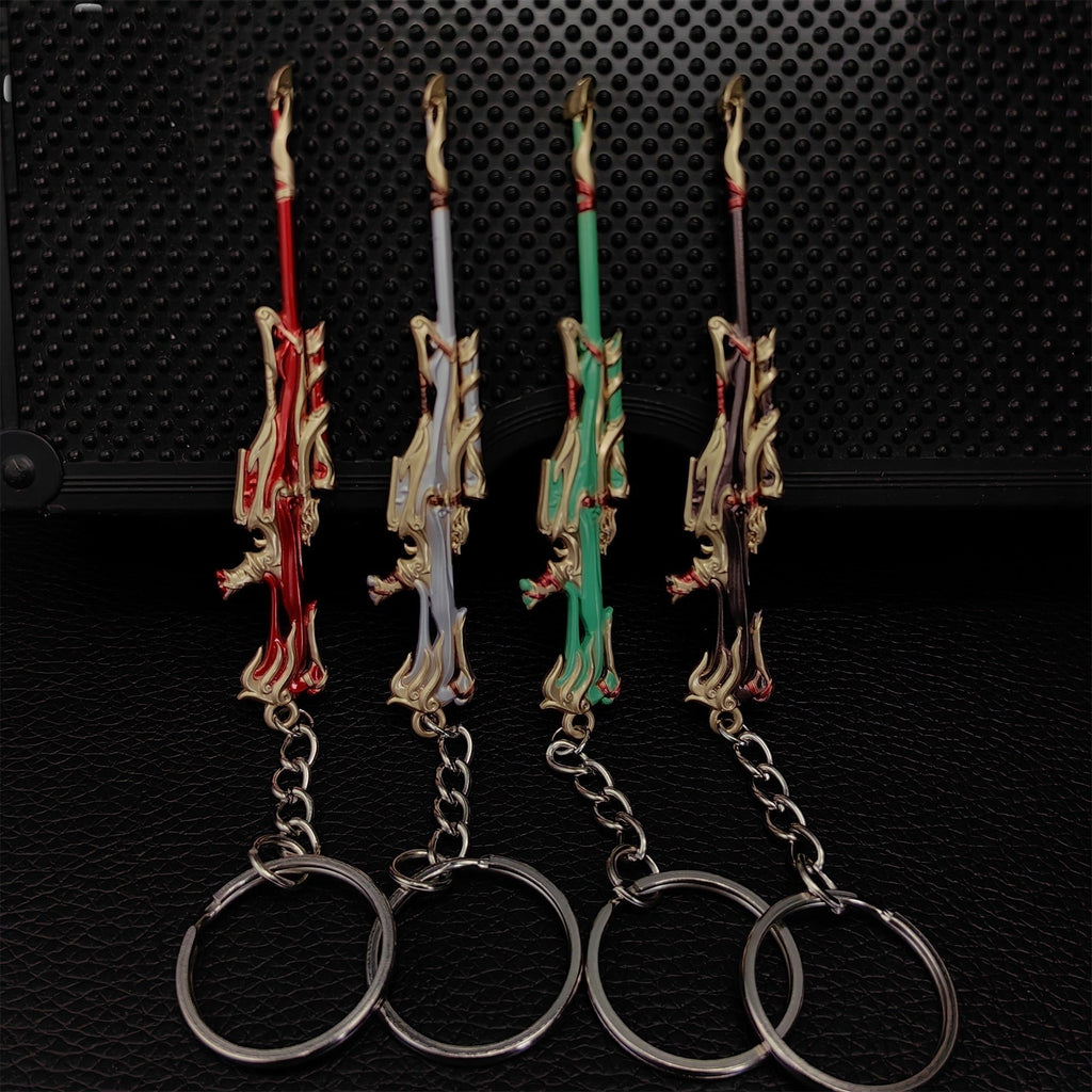 Metal Imperium Operator Gun Tiny Keychain Pendant 4 Colors Option