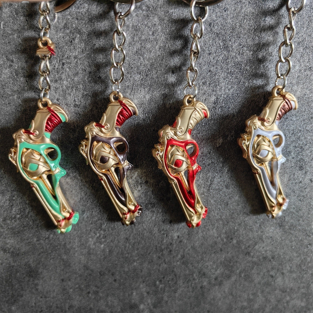 Metal Imperium Sheriff Gun Tiny KeyChain Pendant
