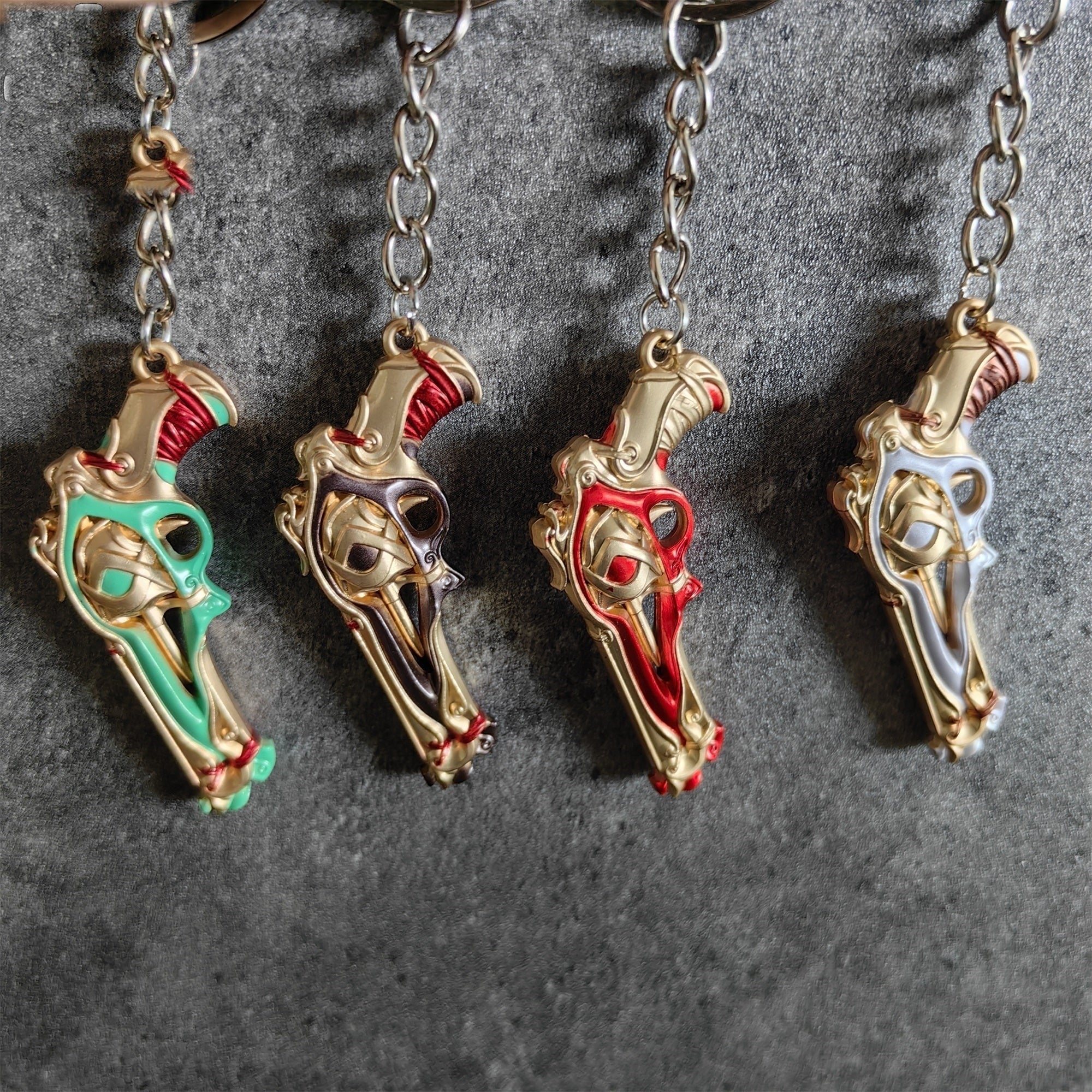 Metal Imperium Sheriff Gun Tiny KeyChain Pendant
