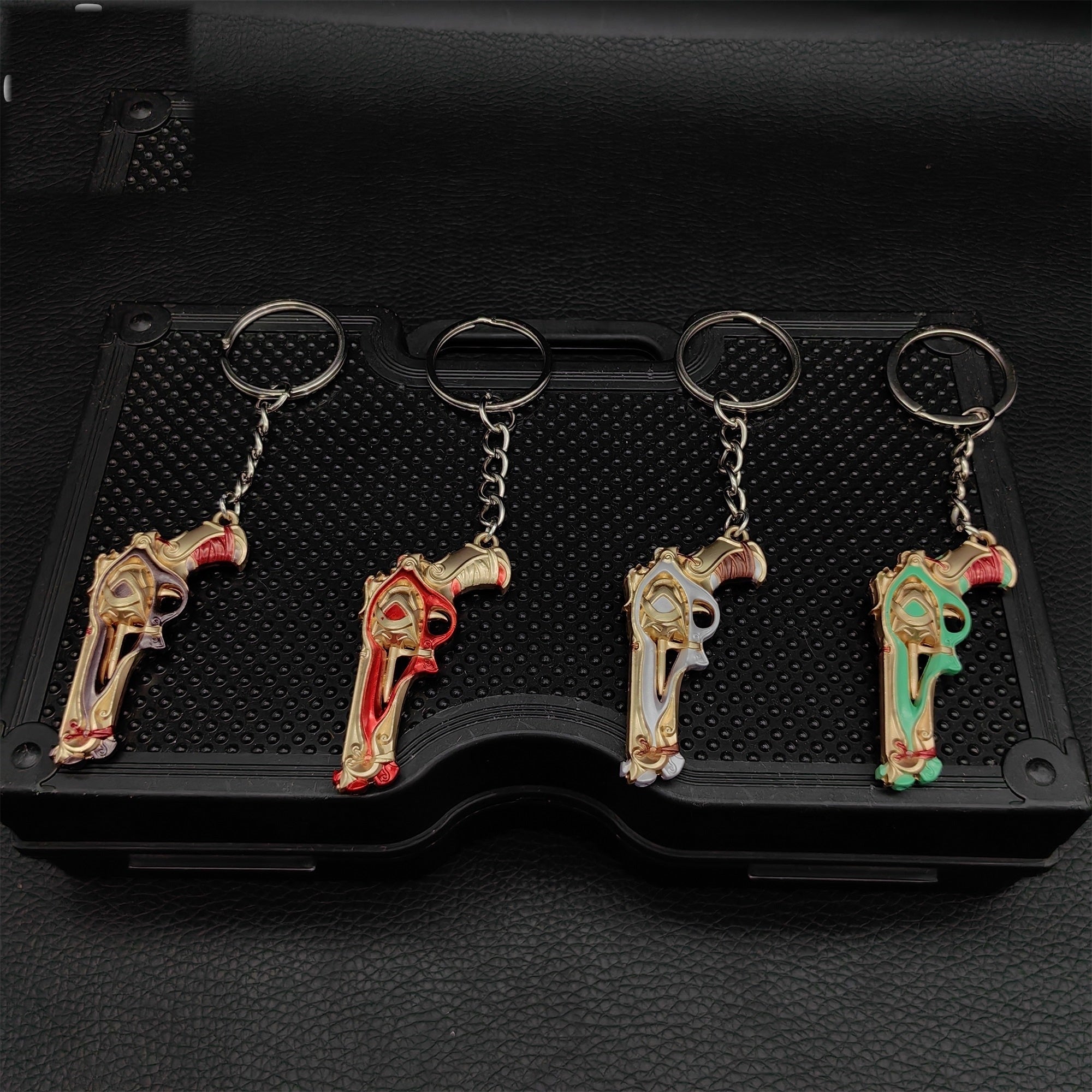 Metal Imperium Sheriff Gun Tiny KeyChain Pendant