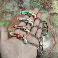 Metal Imperium Sheriff Gun Tiny KeyChain Pendant