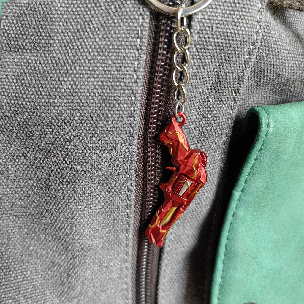 Metal Imperium Sheriff Gun Tiny KeyChain Pendant