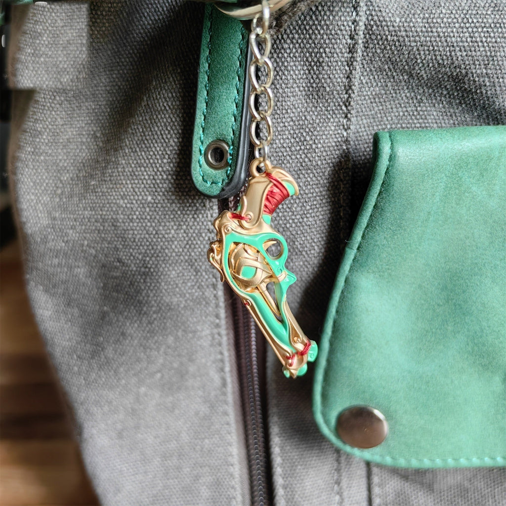 Metal Imperium Sheriff Gun Tiny KeyChain Pendant