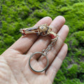 Metal Imperium Sheriff Gun Tiny KeyChain Pendant