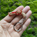 Metal Imperium Sheriff Gun Tiny KeyChain Pendant