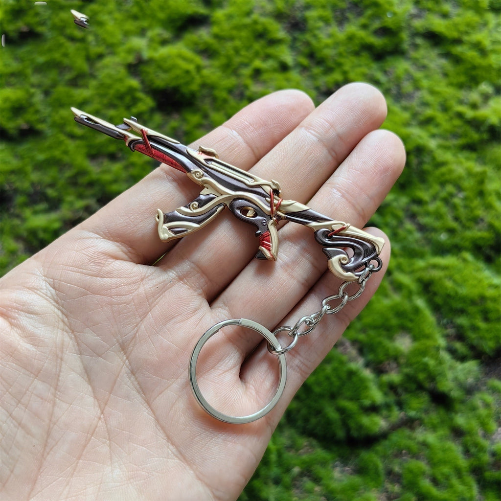 Metal Imperium Vandal Gun Tiny Keychain Pendant