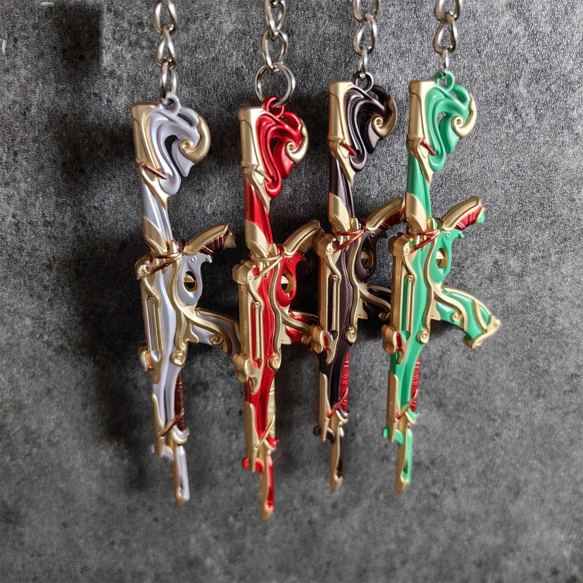 Metal Imperium Vandal Gun Tiny Keychain Pendant