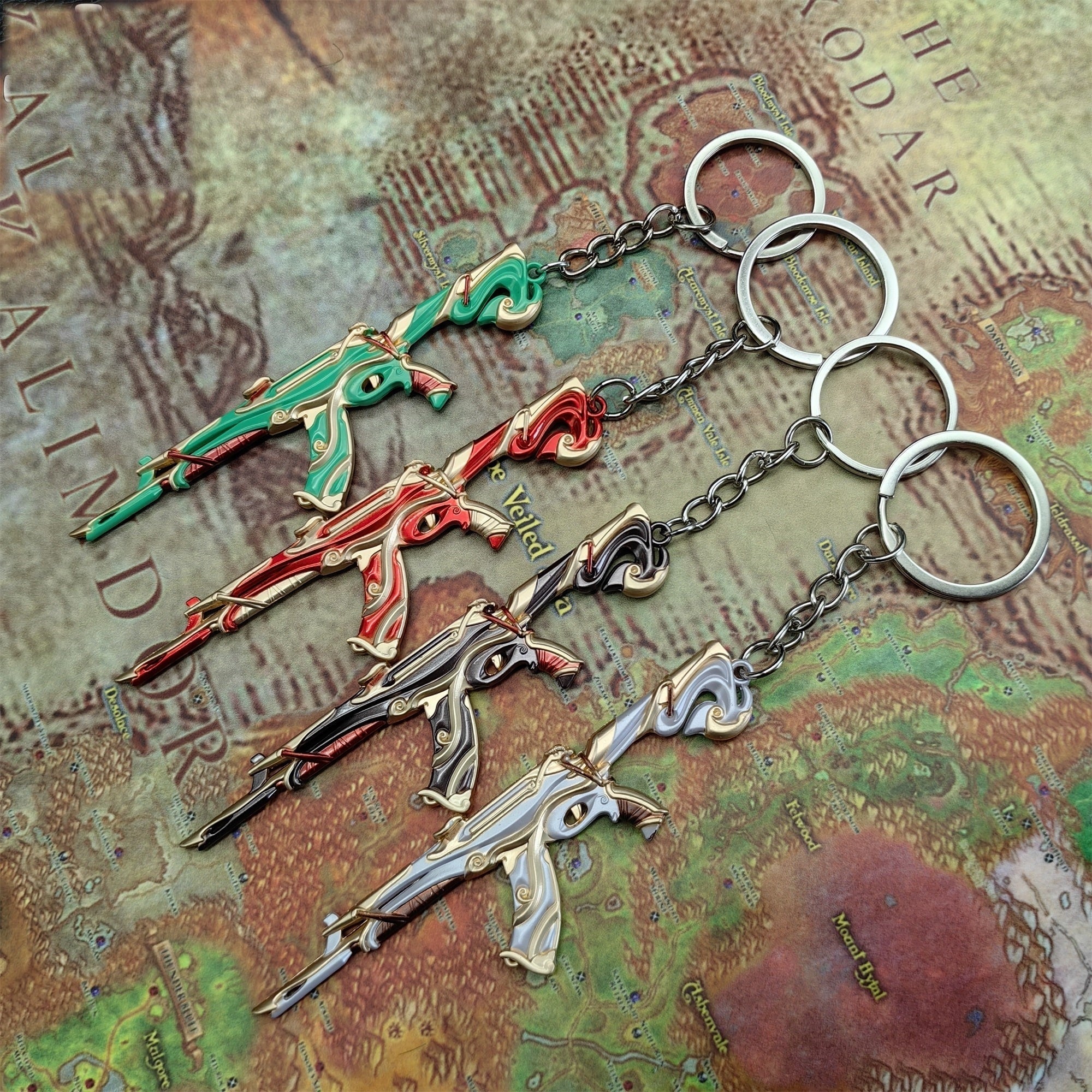 Metal Imperium Vandal Gun Tiny Keychain Pendant
