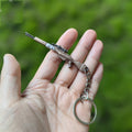Mini Infantry Operator Gun Keychain Metal Pendant