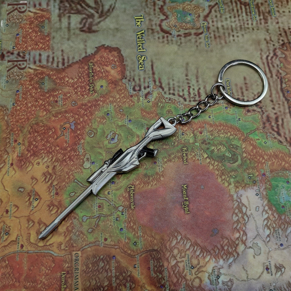 Mini Ion Operator Gun Keychain Metal Pendant