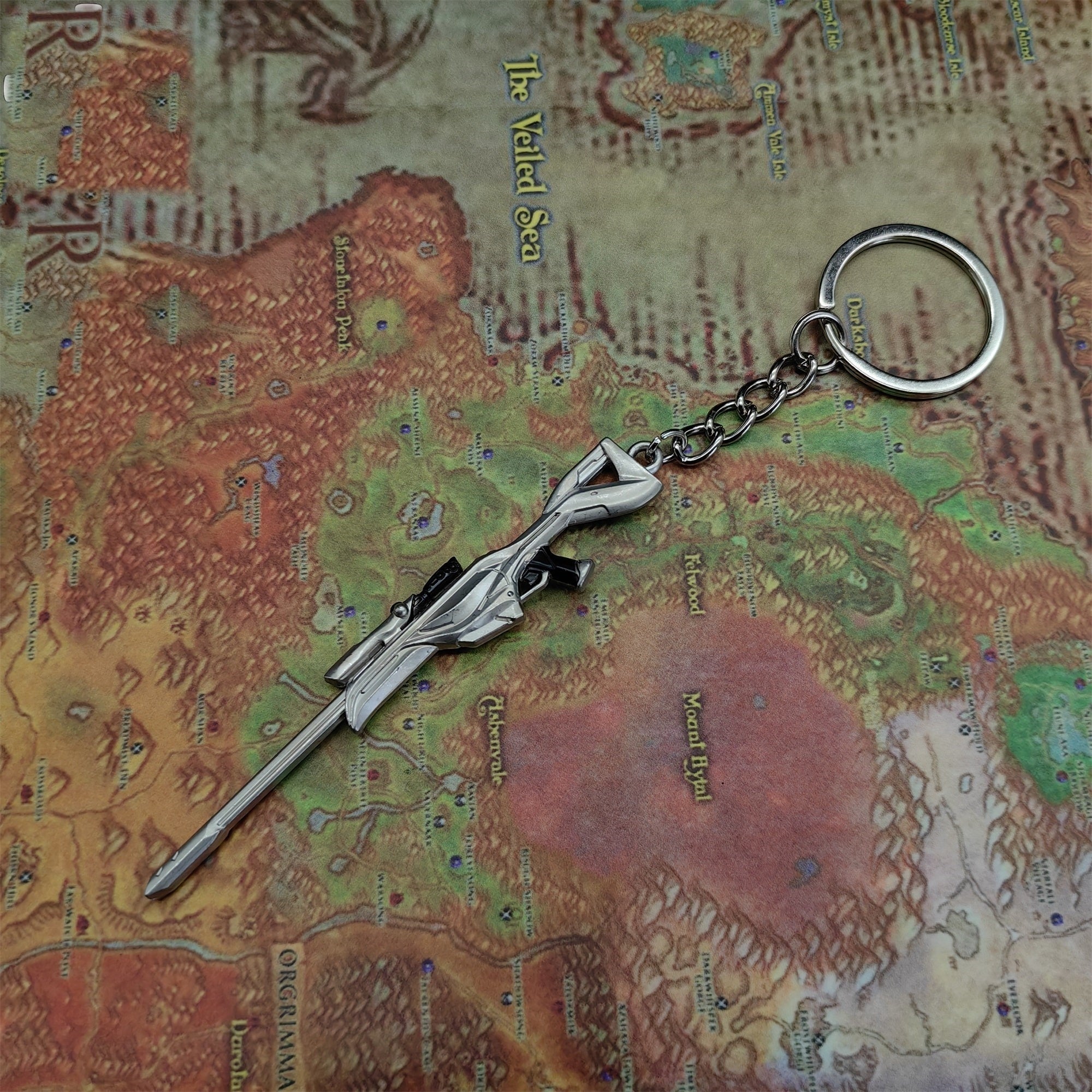 Mini Ion Operator Gun Keychain Metal Pendant