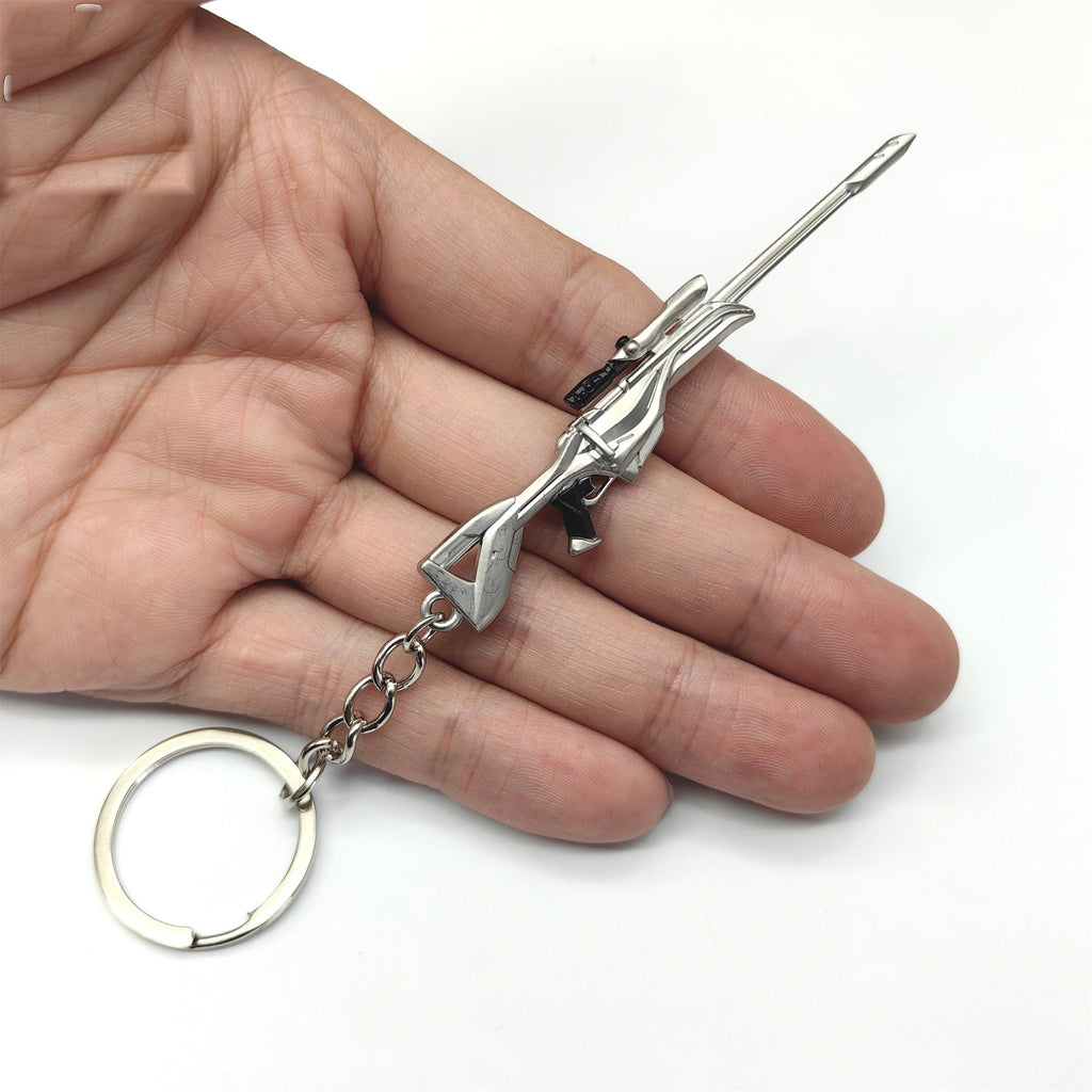 Mini Ion Operator Gun Keychain Metal Pendant