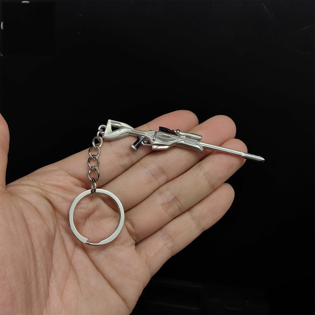 Mini Ion Operator Gun Keychain Metal Pendant