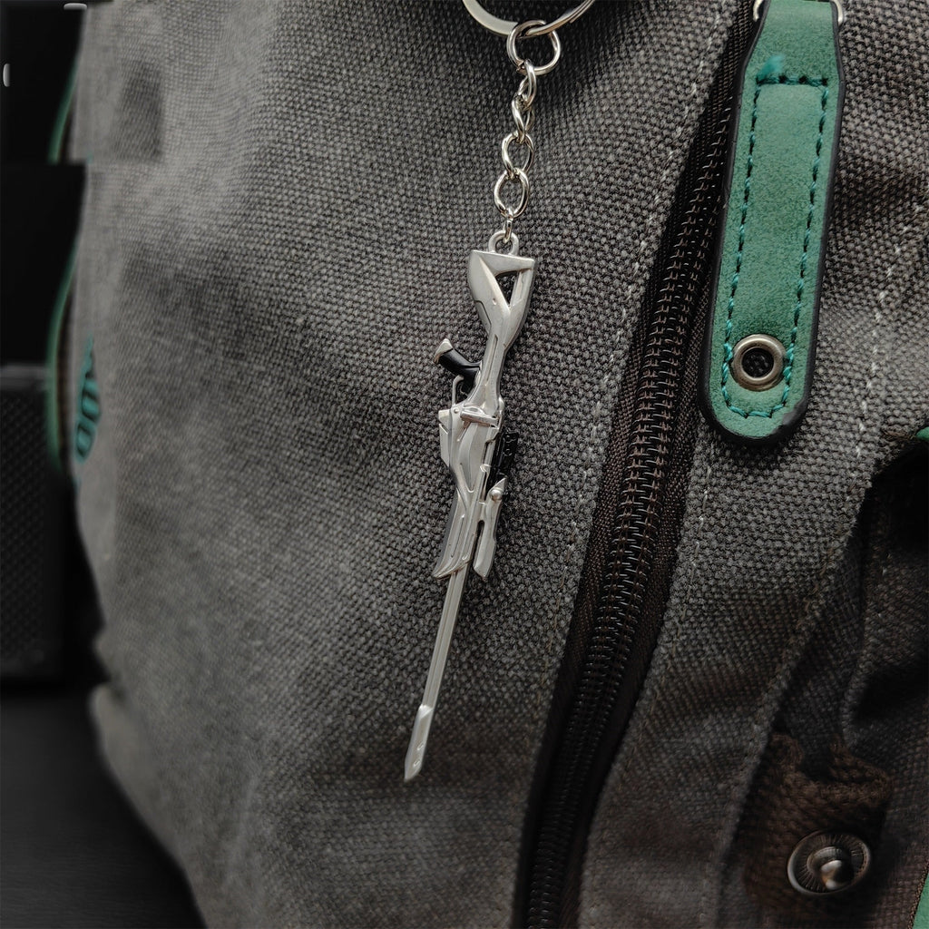 Mini Ion Operator Gun Keychain Metal Pendant