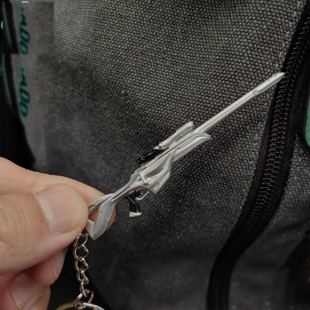 Mini Ion Operator Gun Keychain Metal Pendant