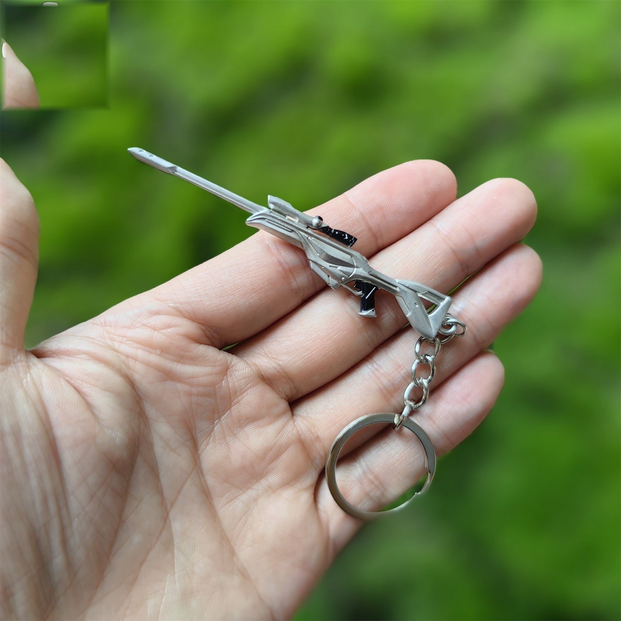 Mini Ion Operator Gun Keychain Metal Pendant