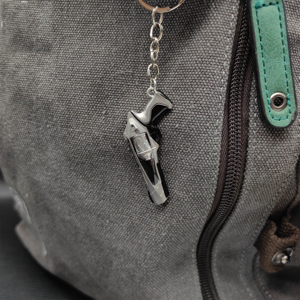 Mini Ion Sheriff Gun Metal Keychain