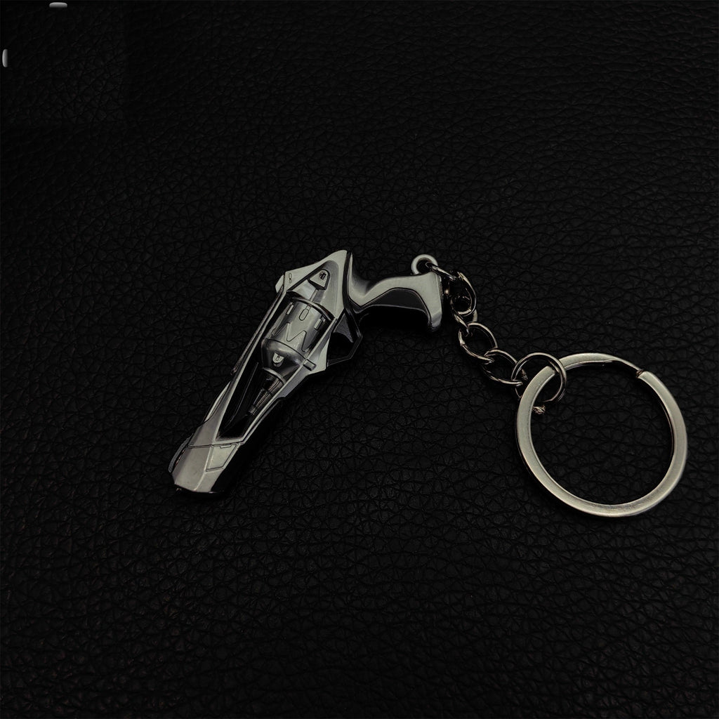 Mini Ion Sheriff Gun Metal Keychain