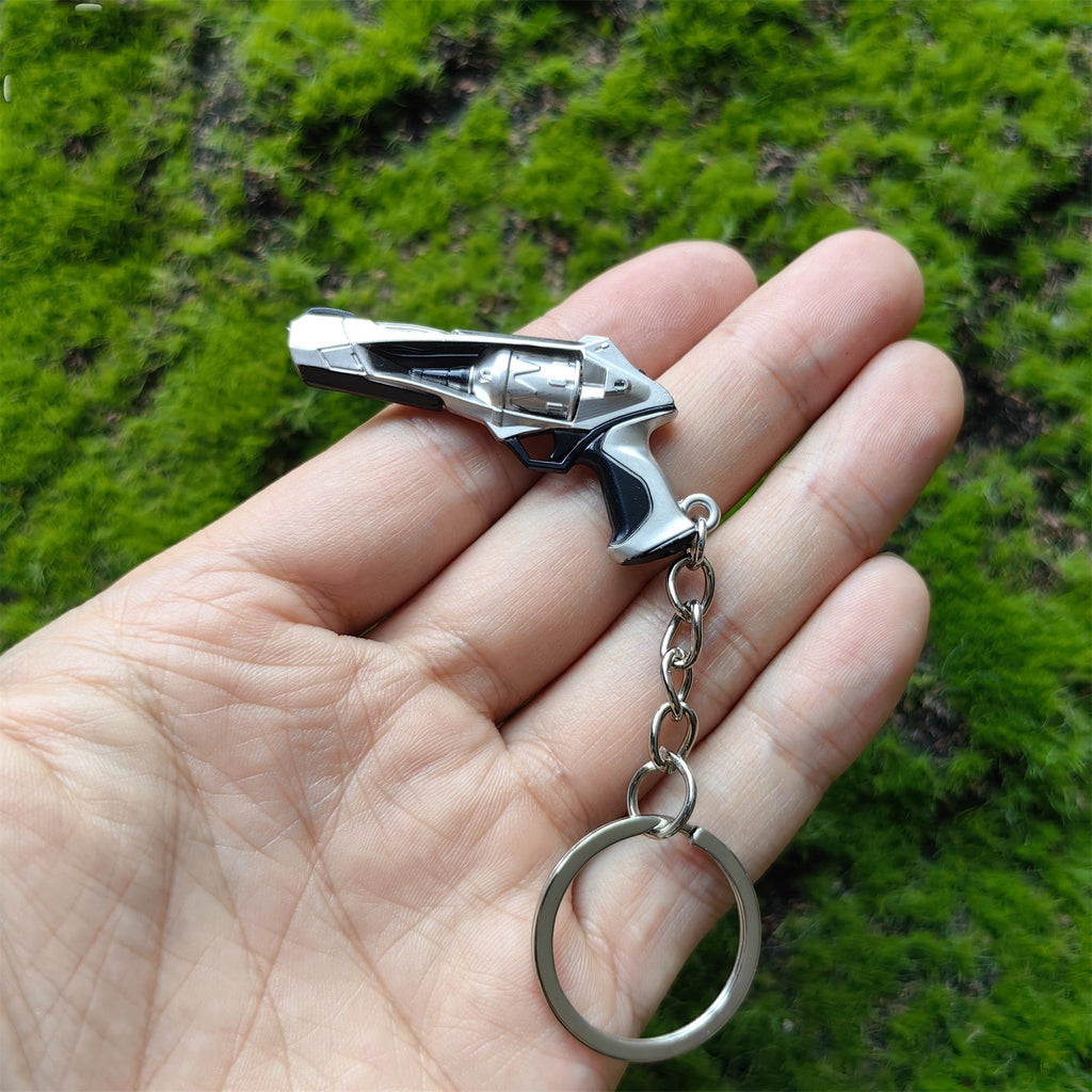Mini Ion Sheriff Gun Metal Keychain