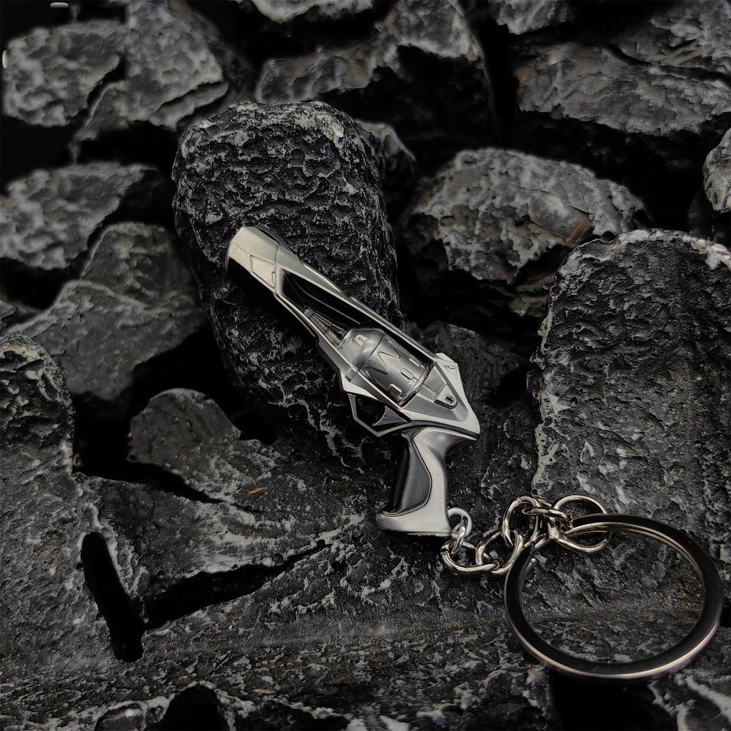 Mini Ion Sheriff Gun Metal Keychain
