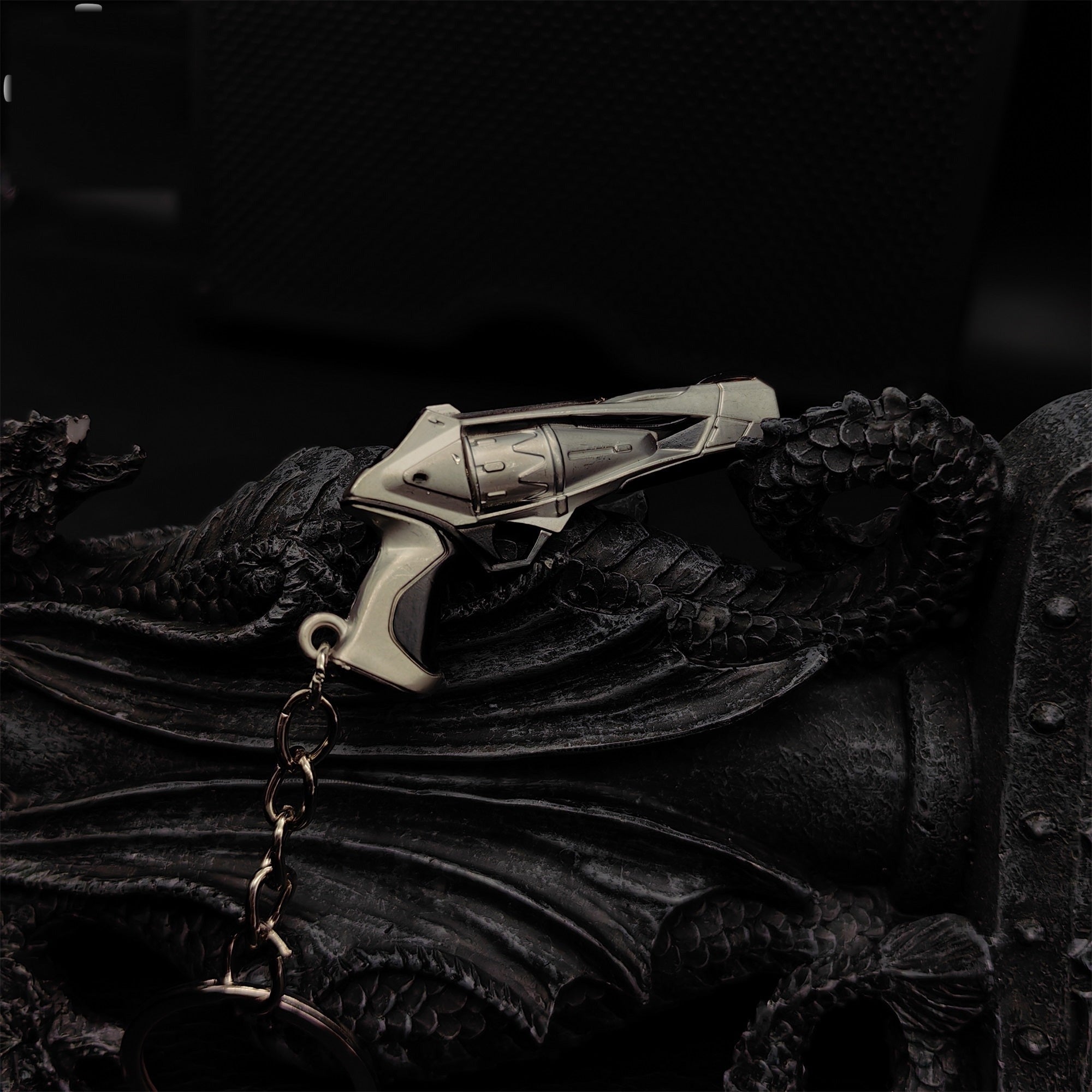 Mini Ion Sheriff Gun Metal Keychain