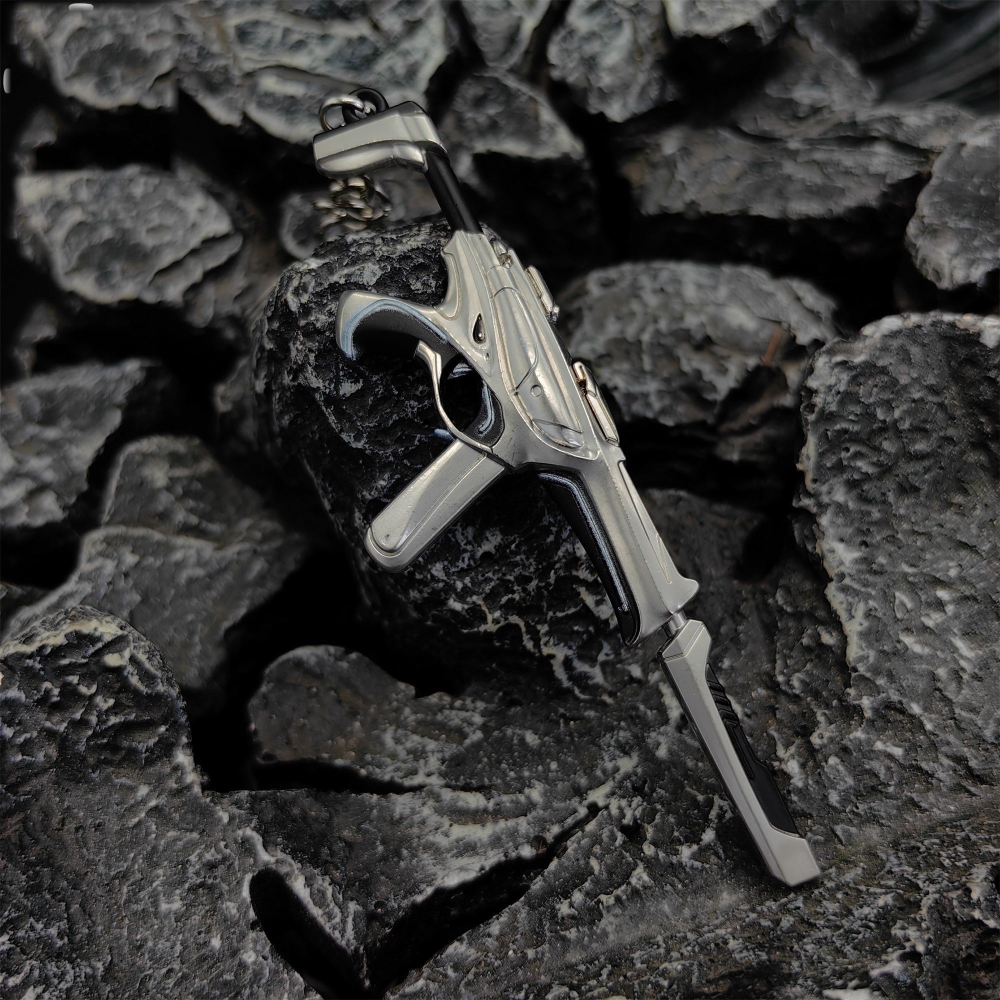 Mini Ion Spectre Gun Metal Keychain