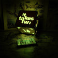 It Takes Two Inspired Lantern Desk Decor