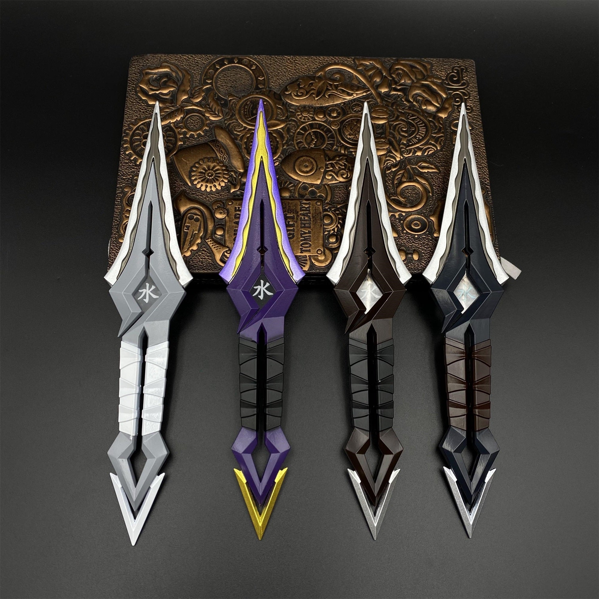 Kuronami Knife 2.0 Kuronami Kunai Metal Dull Blade Prop For Collection
