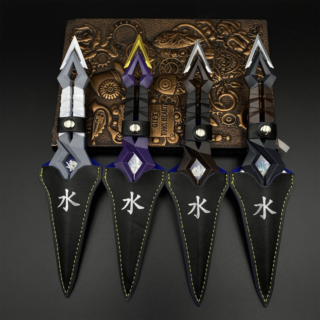 Kuronami Knife 2.0 Kuronami Kunai Metal Dull Blade Prop For Collection