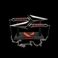 Metal Kuronami no Yaiba Life Size Kuronami Kunai Replica - Dull Blade Collectibles