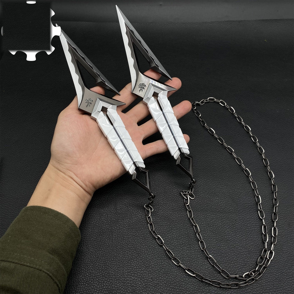 Metal Kuronami no Yaiba Life Size Kuronami Kunai Replica - Dull Blade Collectibles