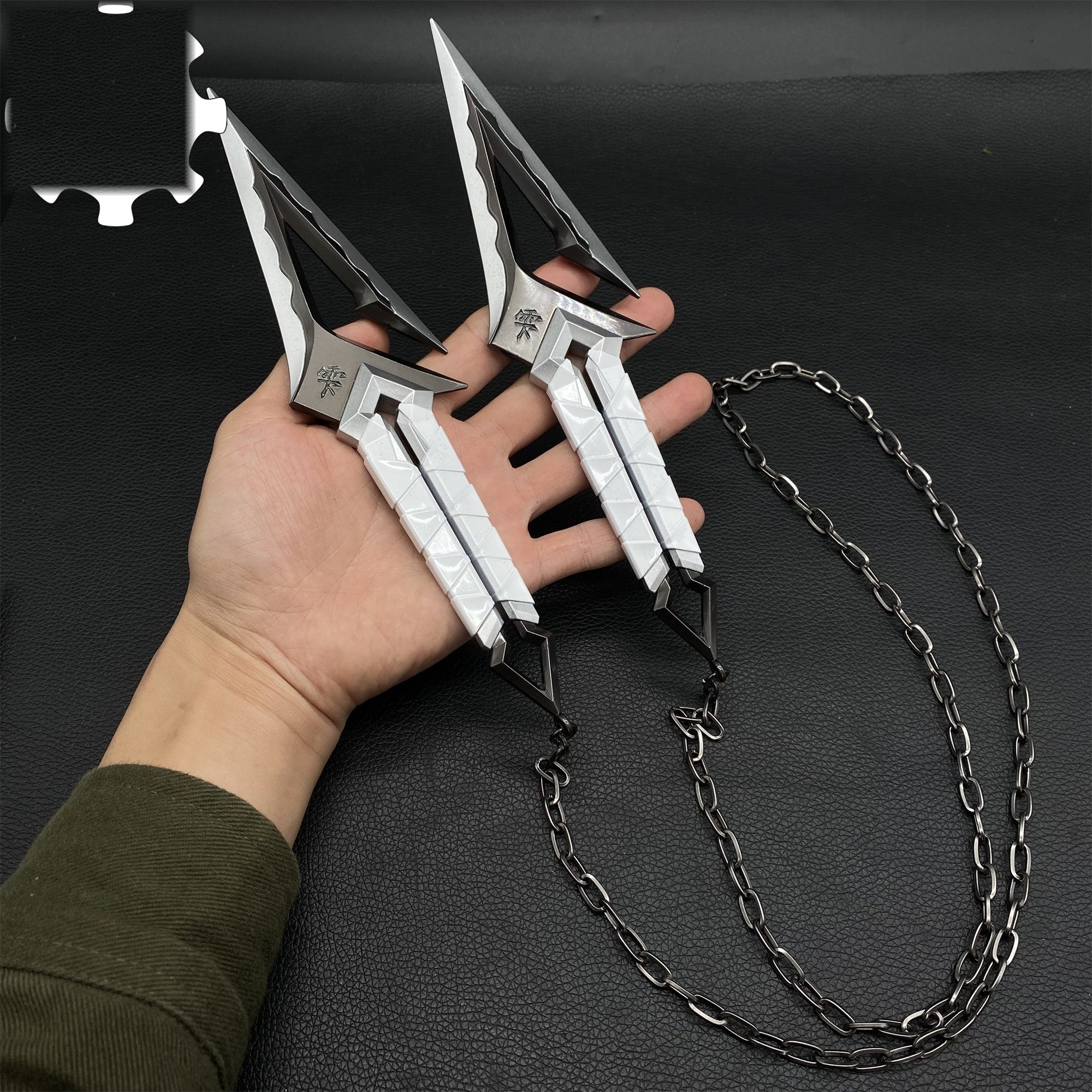 Metal Kuronami no Yaiba Life Size Kuronami Kunai Replica - Dull Blade Collectibles