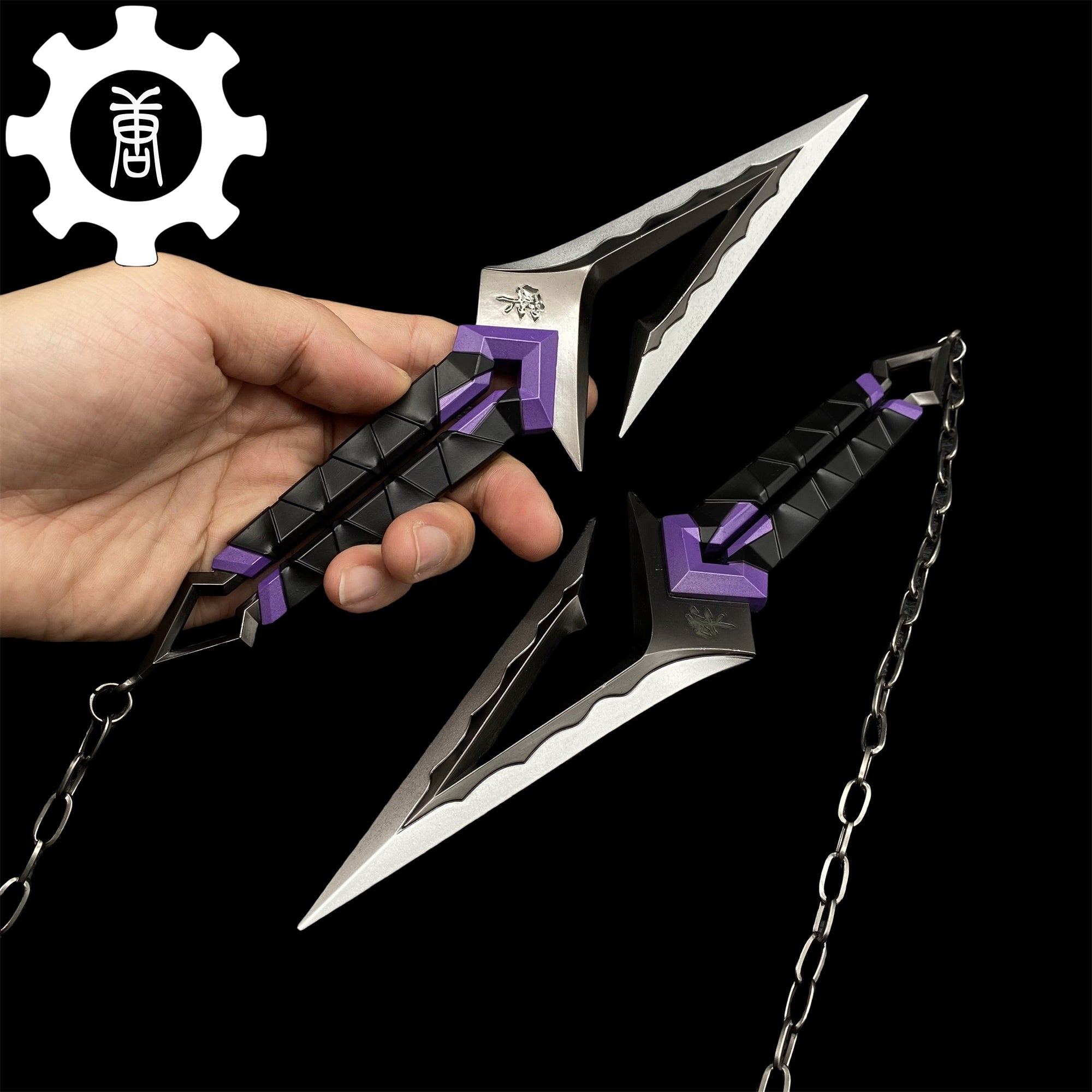 Metal Kuronami no Yaiba Life Size Kuronami Kunai Replica - Dull Blade Collectibles