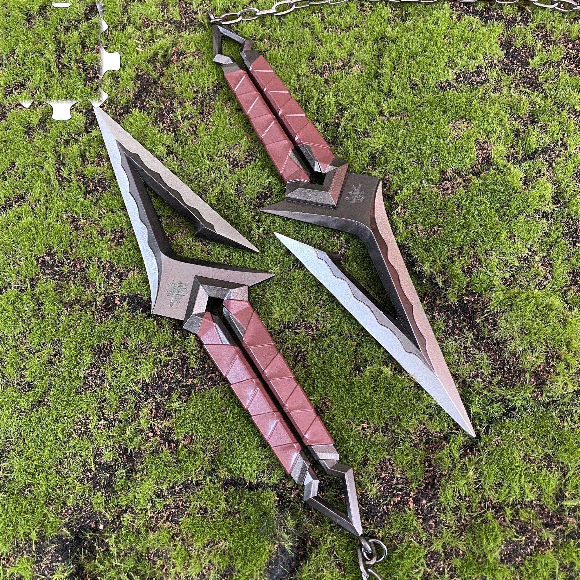 Metal Kuronami no Yaiba Life Size Kuronami Kunai Replica - Dull Blade Collectibles